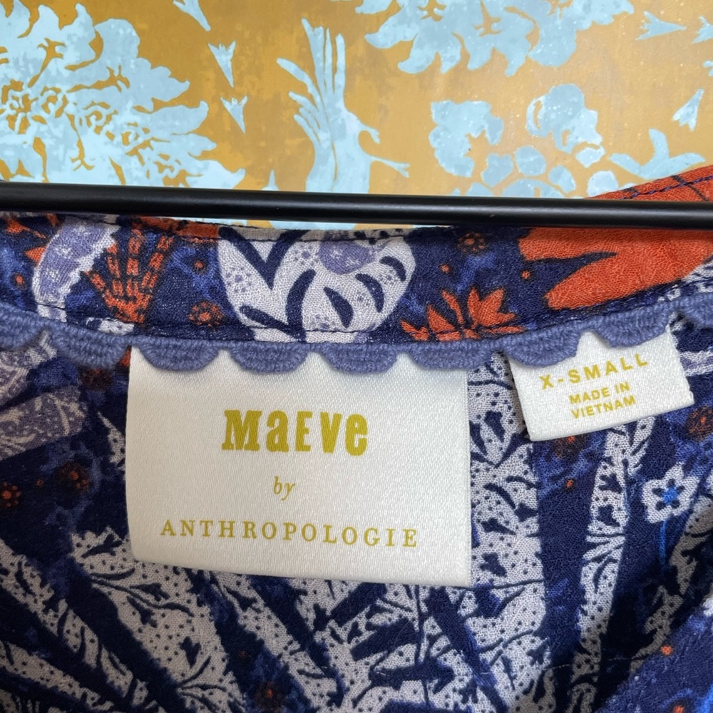 Maeve By Anthropologie Cathy Blouse Jungle Animals - Picture 5 of 5